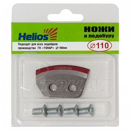 картинка Ножи для ледобура HELIOS 110мм полукруглые (левое вращение) HS-110 от магазина