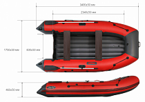 картинка Лодка надувная REEF-340 нд ТРИТОН от магазина