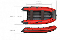 картинка Лодка надувная REEF-360 нд ТРИТОН стеклопластиковый интерцептер от магазина
