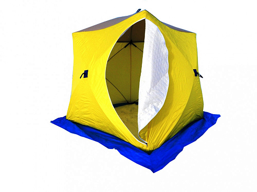 картинка Палатка рыбака КУБ-3 трёхслойная (Стэк) от магазина